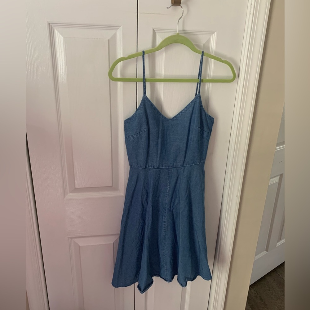 COPY - Gap Y2K Spaghetti Strap Dress Sz XS with Smocking in back Lyocell Fabric